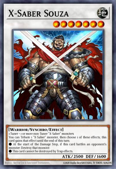 X-Saber Souza Super Rare CT09-EN017 Collectible Tins 2012 Wave 2 Yugioh card
