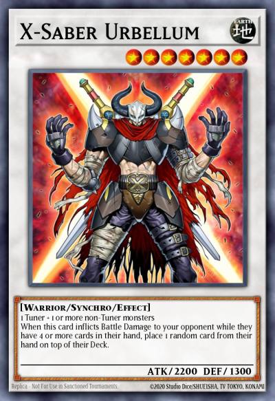X-Saber Urbellum Duel Terminal Ultra Parallel Rare DT01-EN034 Duel Terminal 1 Yugioh card