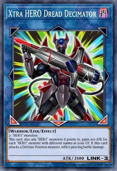 Xtra HERO Dread Decimator Common BLC1-EN156 Battles of Legend Chapter 1 Yugioh card