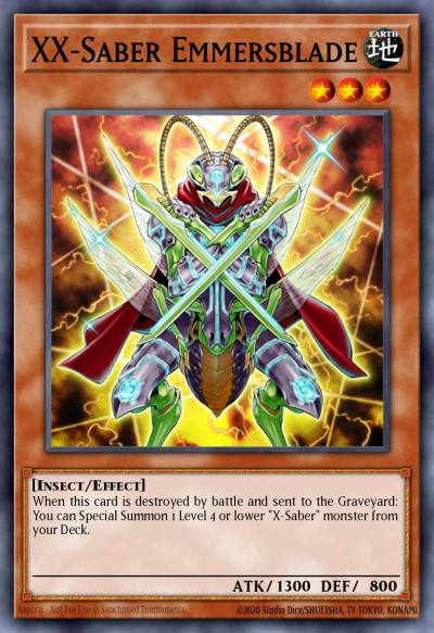 XX-Saber Emmersblade Secret Rare ABPF-EN081 Absolute Powerforce Yugioh card
