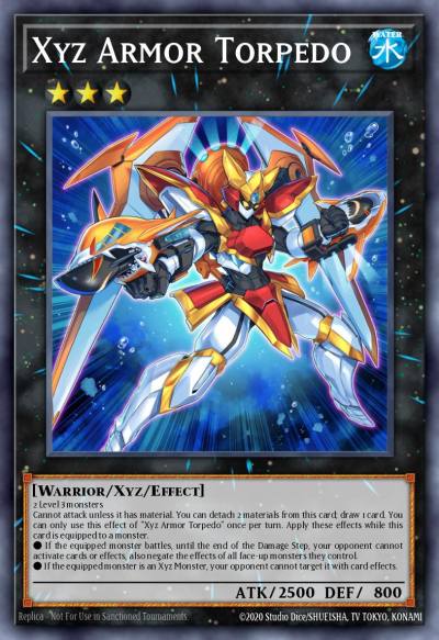 Xyz Armor Torpedo Super Rare AGOV-EN039 Age of Overlord Yugioh card