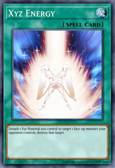 Xyz Energy Common YS11-EN023 Starter Deck Dawn of the Xyz Yugioh card