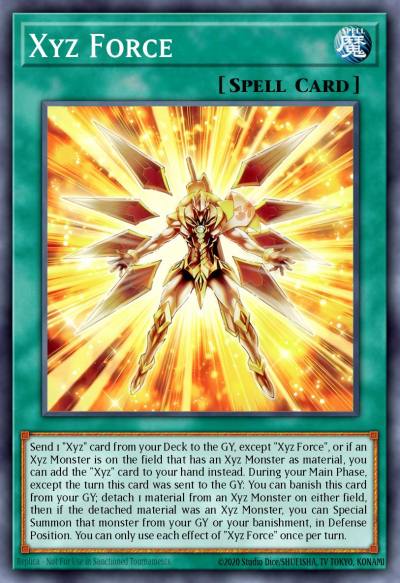 Xyz Force Common MP25-EN332 2025 Mega-Pack Tin Yugioh card