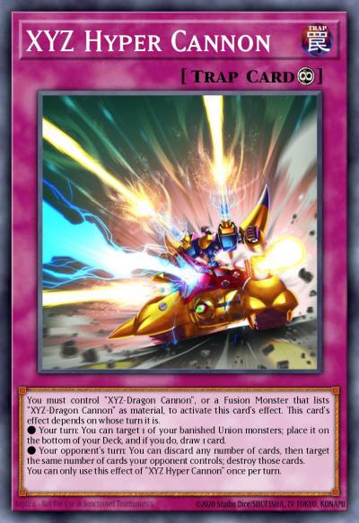 XYZ Hyper Cannon Super Rare KICO-EN010 Kings Court Yugioh card