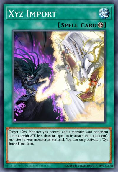 Xyz Import Super Rare MP21-EN208 2021 Tin of Ancient Battles Yugioh card