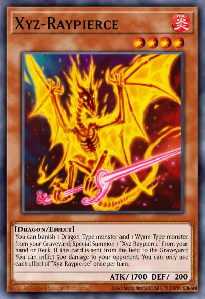Xyz-Raypierce Super Rare WSUP-EN046 World Superstars Yugioh card