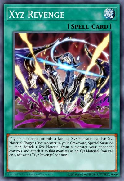 Xyz Revenge Rare LTGY-EN059 Lord of the Tachyon Galaxy Yugioh card