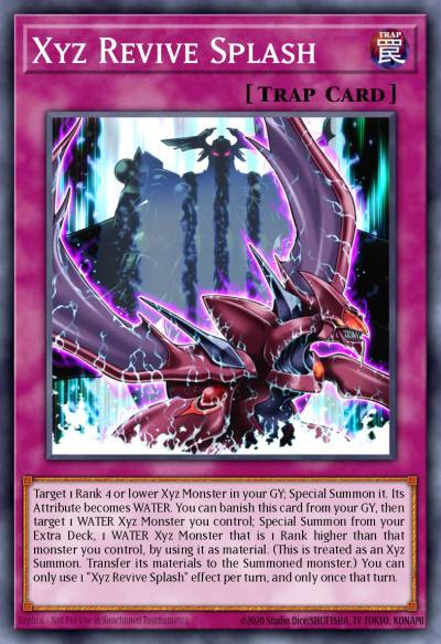 Xyz Revive Splash Common ETCO-EN075 Eternity Code Yugioh card