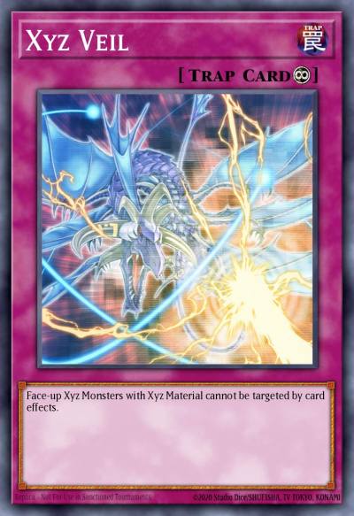 Xyz Veil Super Rare GENF-EN000 Generation Force Yugioh card