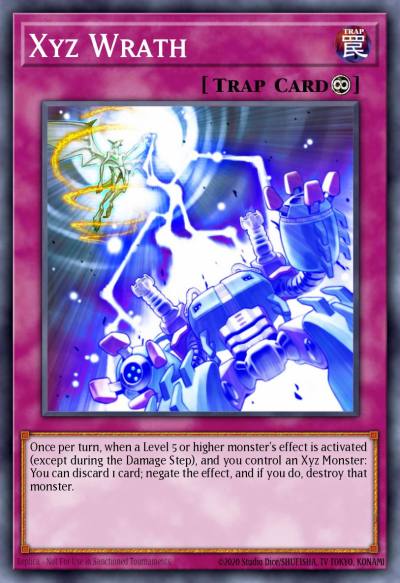 Xyz Wrath Common GAOV-EN089 Galactic Overlord Yugioh card