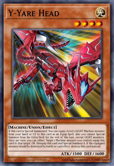 Y-Yare Head New MZTM-EN019 Maze of the Master Yugioh card