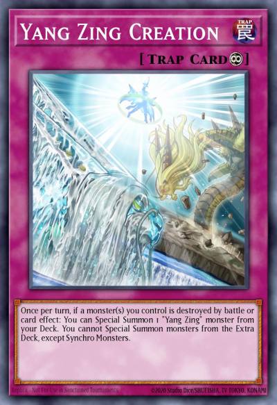 Yang Zing Creation Ultra Rare MP15-EN116 2015 Mega-Tin Mega Pack Yugioh card