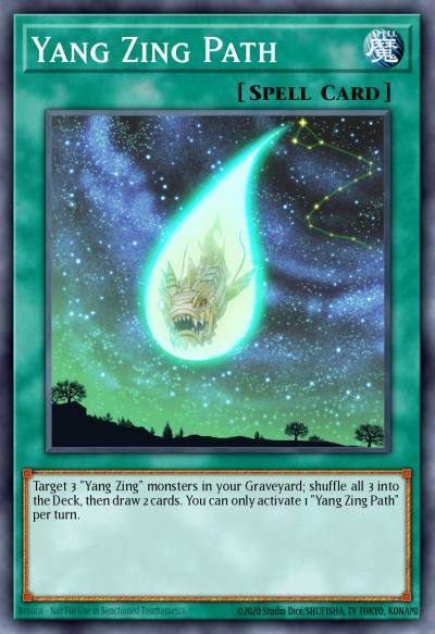 Yang Zing Path Secret Rare MP15-EN105 2015 Mega-Tin Mega Pack Yugioh card