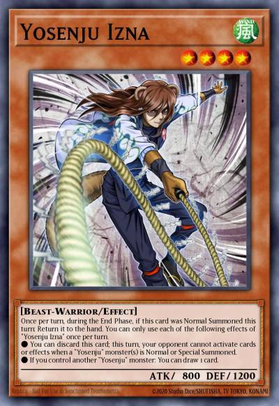 Yosenju Izna Common RIRA-EN010 Rising Rampage Yugioh card
