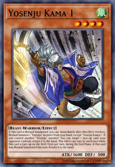 Yosenju Kama 1 Common SP17-EN004 Star Pack Battle Royal Yugioh card