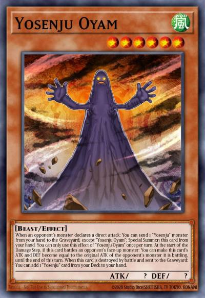 Yosenju Oyam Rare CROS-EN019 Crossed Souls Yugioh card