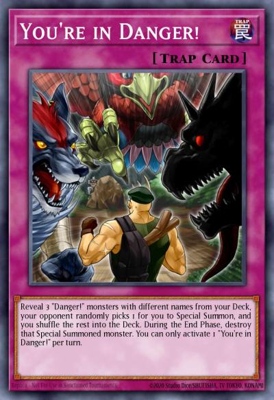 Youre in Danger Common MP20-EN087 2020 Tin of Lost Memories Mega Pack Yugioh card