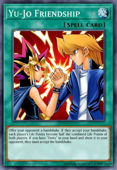 Yu-Jo Friendship Ultra Rare JUMP-EN007 Shonen Jump May 2006 subscription bonus Yugioh card