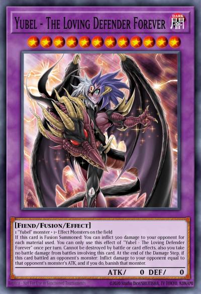 Yubel - The Loving Defender Forever Starlight Rare MP25-EN001 2025 Mega-Pack Tin Yugioh card