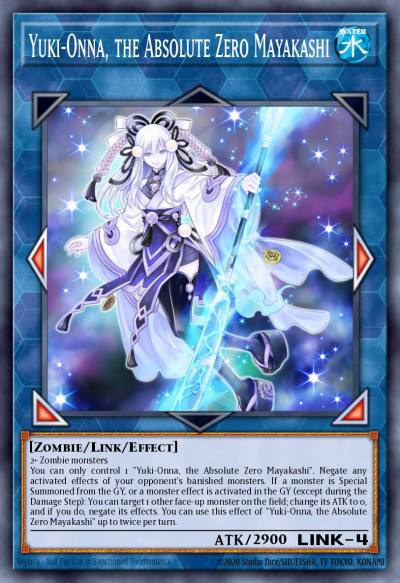 Yuki-Onna the Absolute Zero Mayakashi Ultra Rare DUOV-EN025 Duel Overload Yugioh card