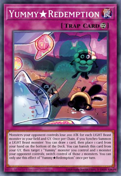 Yummy★Redemption Rare JUSH-EN026 Justice Hunters Yugioh card