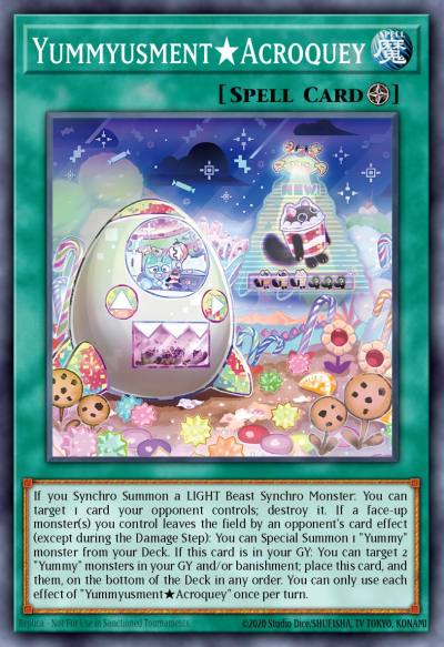 Yummyusment★Acroquey Rare JUSH-EN024 Justice Hunters Yugioh card