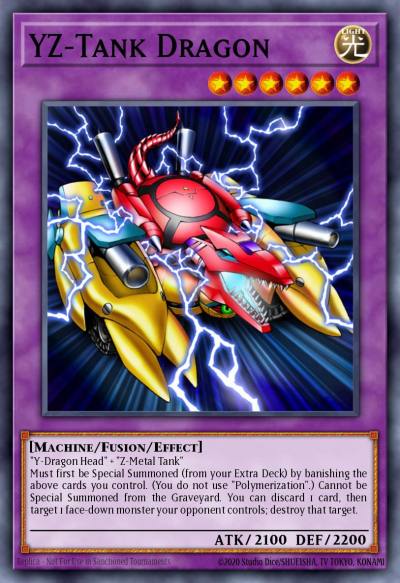 YZ-Tank Dragon Rare DR1-EN109 Dark Revelation Volume 1 Yugioh card