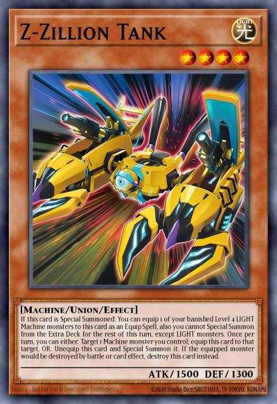 Z-Zillion Tank New MZTM-EN020 Maze of the Master Yugioh card
