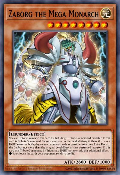 Zaborg the Mega Monarch Ultra Rare MP15-EN154 2015 Mega-Tin Mega Pack Yugioh card