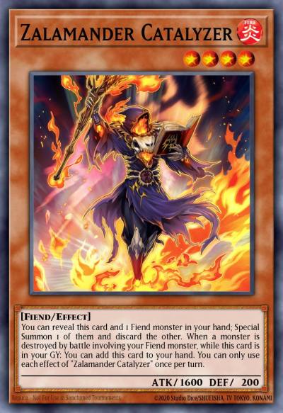 Zalamander Catalyzer Ultra Rare MP23-EN216 25th Anniversary Tin Dueling Heroes Mega Pack Yugioh card