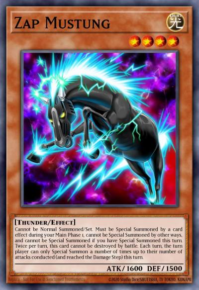 Zap Mustung Common MP17-EN087 2017 Mega-Tin Mega Pack Yugioh card