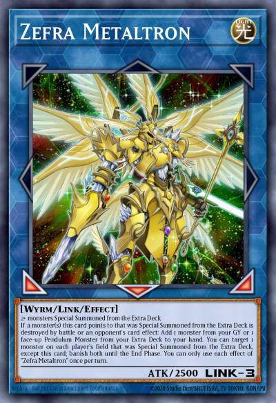 Zefra Metaltron Super Rare EXFO-EN097 Extreme Force Yugioh card