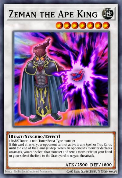 Zeman the Ape King Secret Rare ABPF-EN097 Absolute Powerforce Yugioh card