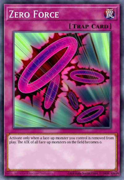 Zero Force Common STOR-EN064 Storm of Ragnarok Yugioh card