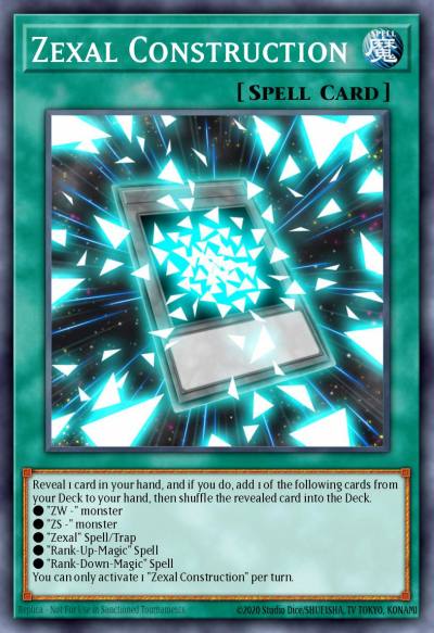 Zexal Construction Ultra Rare MP22-EN091 2022 Tin of the Pharaohs Gods Yugioh card