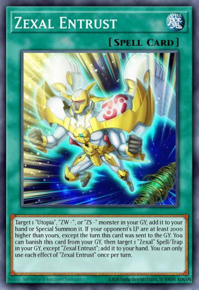 Zexal Entrust Common MP22-EN092 2022 Tin of the Pharaohs Gods Yugioh card