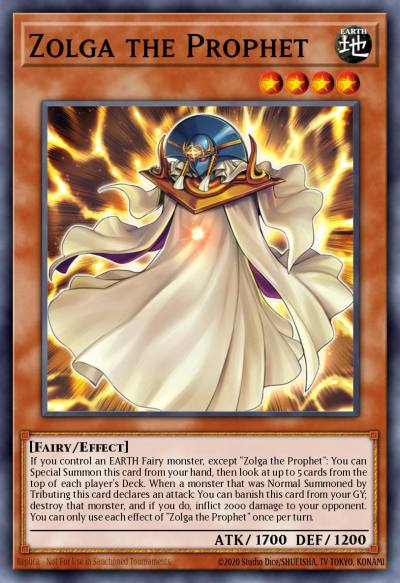 Zolga the Prophet Rare KICO-EN012 Kings Court Yugioh card