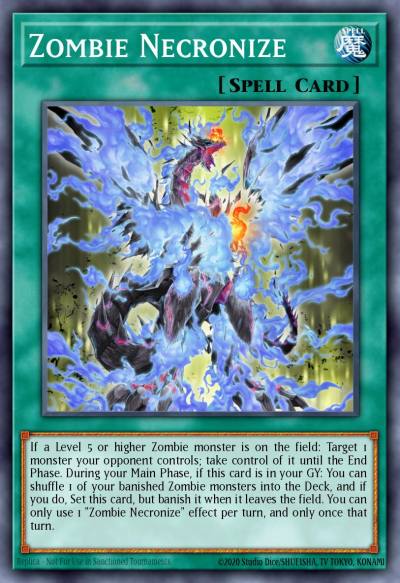 Zombie Necronize Common SR07-EN023 Structure Deck Zombie Horde Yugioh card