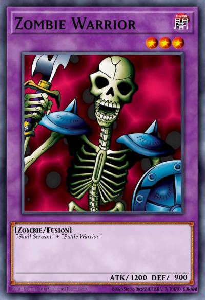 Zombie Warrior Short Print OP01-EN019 OTS Tournament Pack 1 Yugioh card