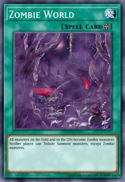 Zombie World Ultra Rare DUOV-EN091 Duel Overload Yugioh card