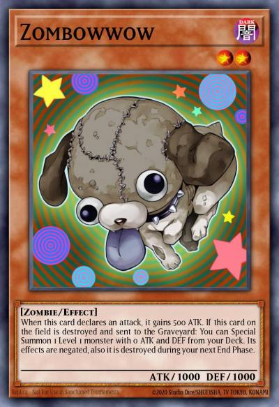 Zombowwow Super Rare NUMH-EN014 Number Hunters Yugioh card