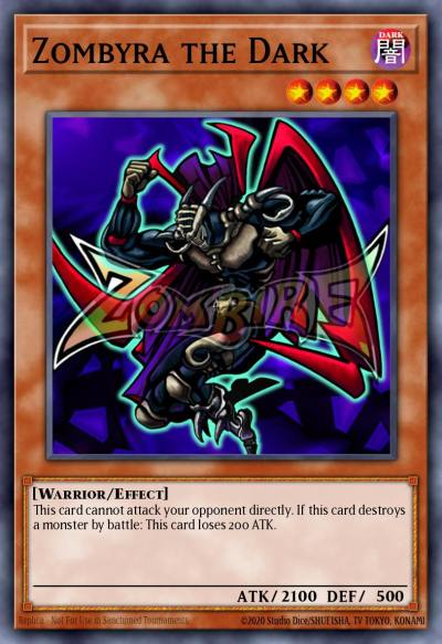 Zombyra the Dark Common BP02-EN014 Battle Pack 2 War of the Giants Yugioh card