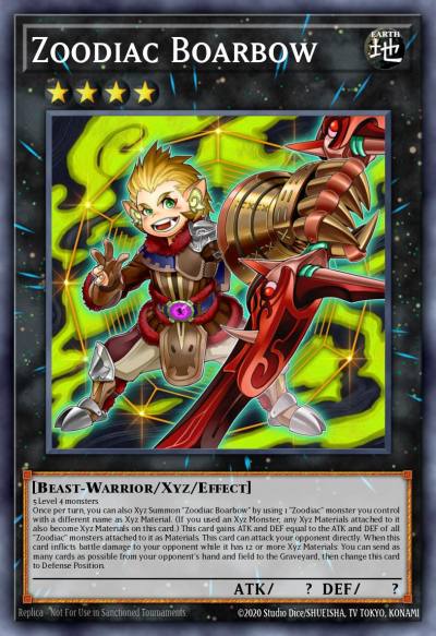 Zoodiac Boarbow Rare MP17-EN209 2017 Mega-Tin Mega Pack Yugioh card