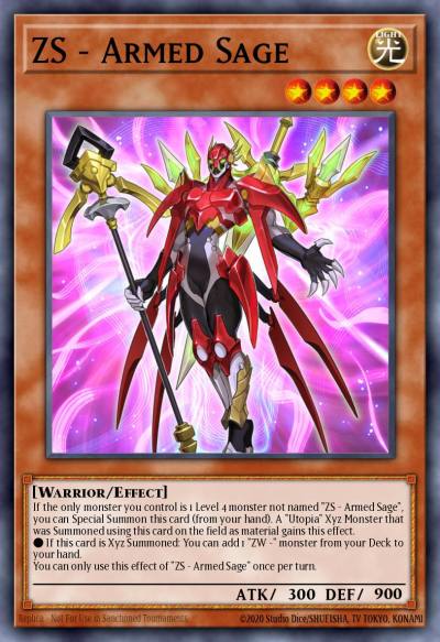 ZS - Armed Sage Super Rare MP22-EN058 2022 Tin of the Pharaohs Gods Yugioh card
