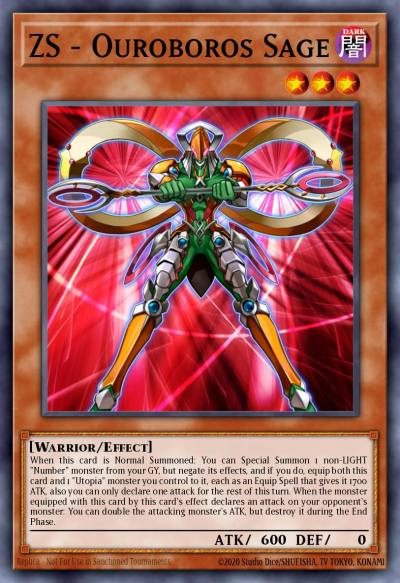 ZS - Ouroboros Sage Ultra Rare BROL-EN026 Brothers of Legend Yugioh card