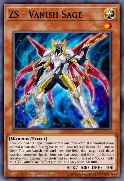 ZS - Vanish Sage Common PRIO-EN001 Primal Origin Yugioh card