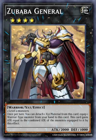 Zubaba General Ultra Rare WGRT-EN104 War of the Giants Reinforcements Yugioh card