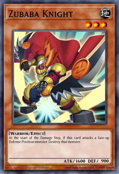 Zubaba Knight Common BP02-EN099 Battle Pack 2 War of the Giants Yugioh card