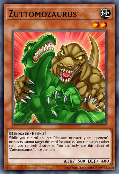 Zuttomozaurus Common DUNE-EN081 Duelist Nexus Yugioh card