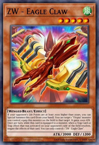 ZW - Eagle Claw Rare KICO-EN037 Kings Court Yugioh card
